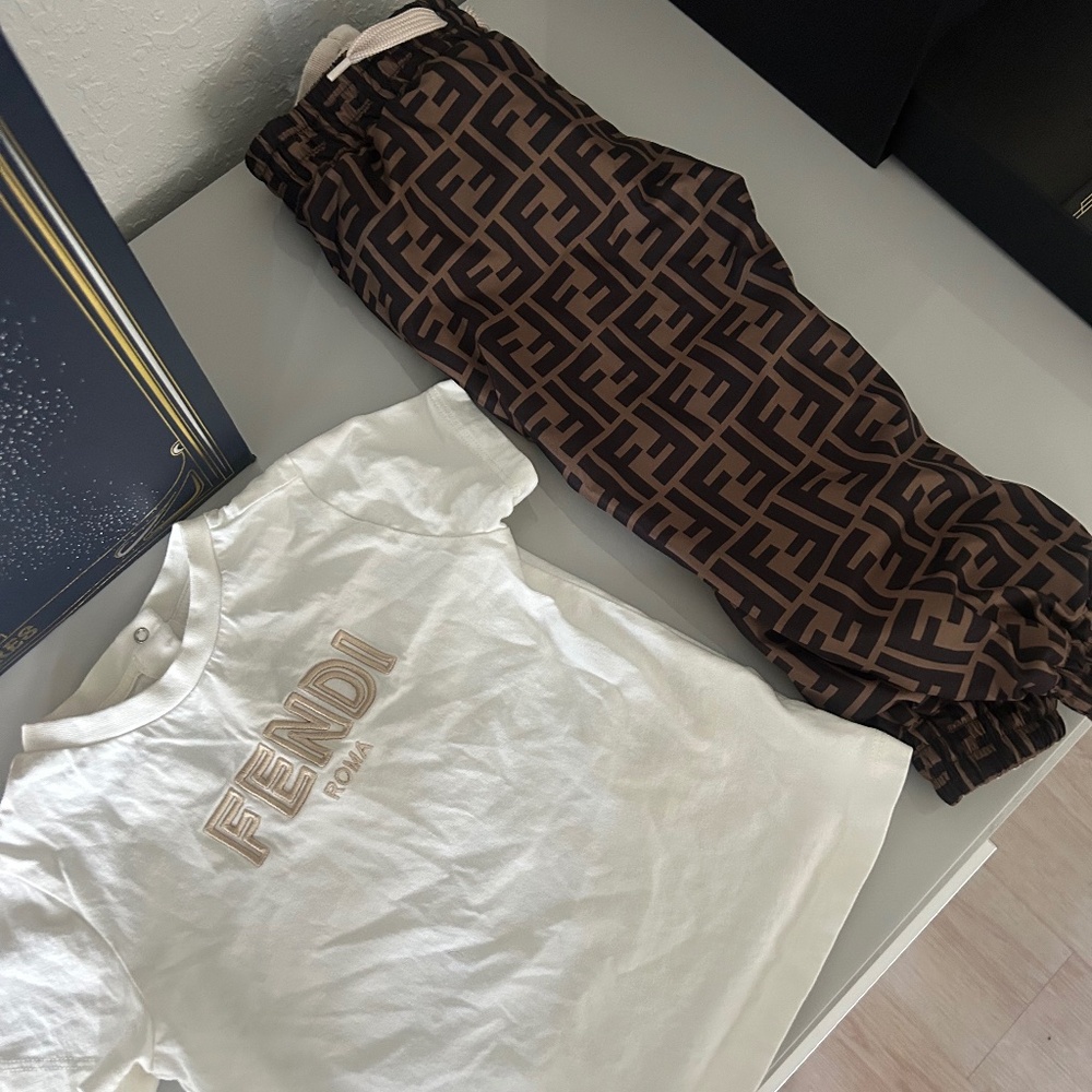 Fendi baby outfit